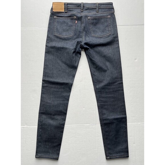 Acne Studios Women Climb Indigo Mid Rise Skinny Fit Jeans Dark Wash Size W34 L28 - Picture 4 of 14